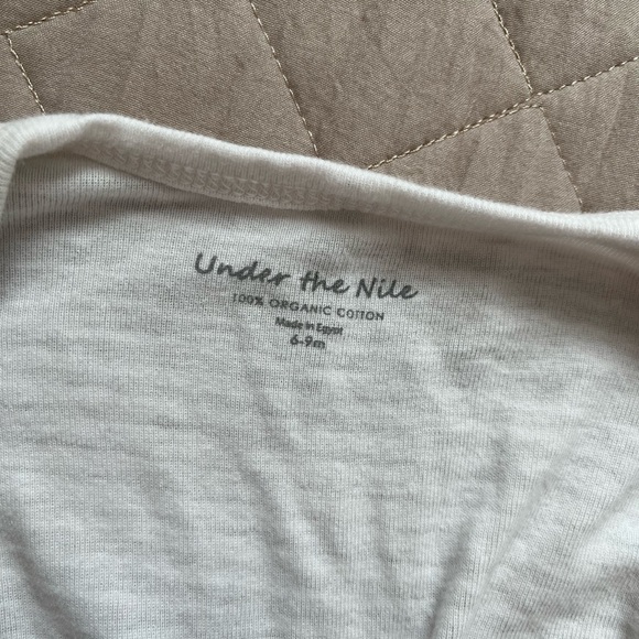 Organic Egyptian Cotton baby onesie pajama 6-9 month Under The Nile - Picture 2 of 6